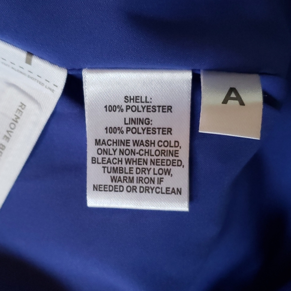 NWOT LOFT | blue chiffon lined skirt | 2P | L 16.5 | W 14.5 - Picture 7 of 8